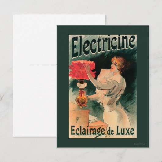 Electricine Promotional PosterFrankrijk Briefkaart (Voorkant / Achterkant)