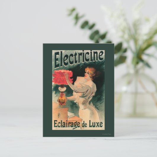 Electricine Promotional PosterFrankrijk Briefkaart (Staand voorkant)