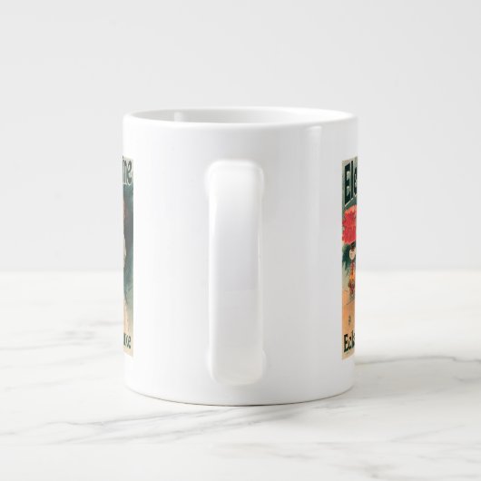 Electricine Promotional PosterFrankrijk Grote Koffiekop (Achterkant)