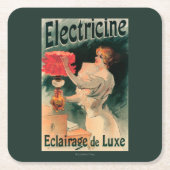 Electricine Promotional PosterFrankrijk Kartonnen Onderzetters (Voorkant)