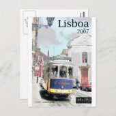 Eléctrico, Lisboa Briefkaart (Voorkant / Achterkant)