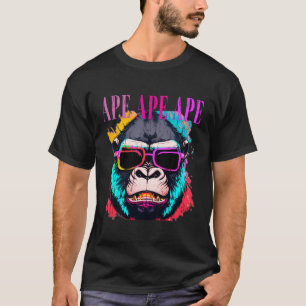 Electrifying Biker Gorilla Motorfiets Monkey Ape G T-shirt