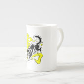 Electrifying Thunder Cat Mug - For Soccer Fans Porselein Kop (Voorkant rechts)