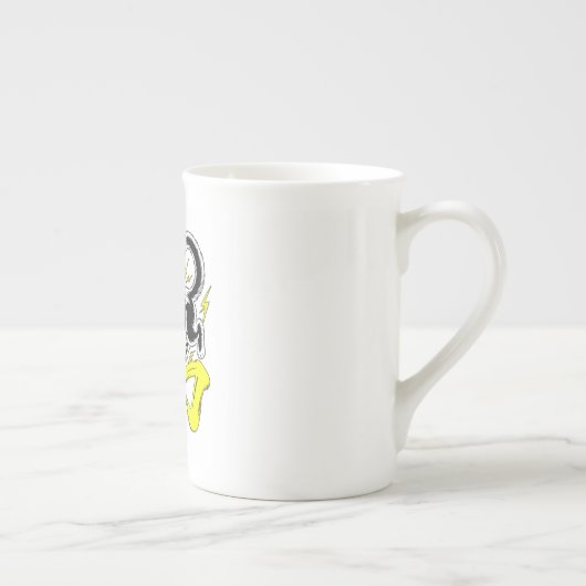Electrifying Thunder Cat Mug - For Soccer Fans Porselein Kop (Rechts)
