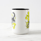Electrifying Thunder Cat Soccer Mug Tweekleurige Koffiemok (Center)
