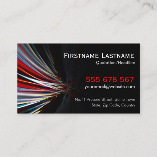 ElectriKordz Visitekaartje (Voorkant)