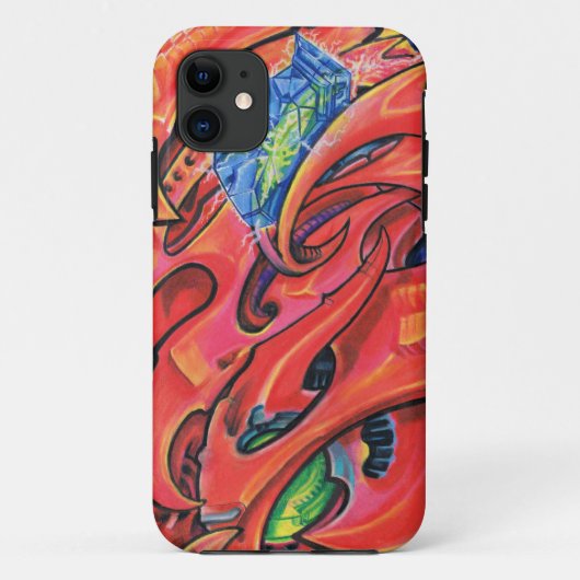 "Electro Crystal Mech" Case-Mate iPhone Case (Achterkant)