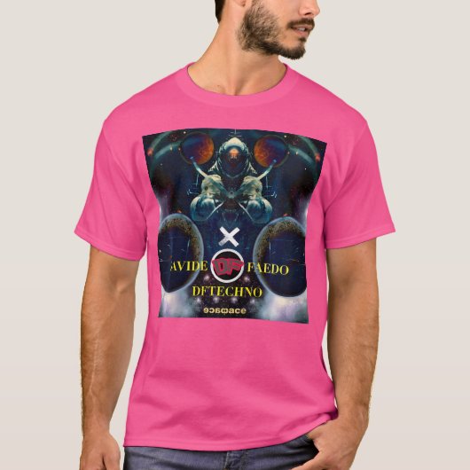 Electro-Dftechno X Space X Honkbal T-shirt (Voorkant)