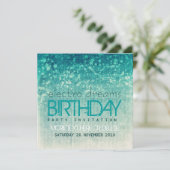 Electro Dreams Party Birthday Uitnodiging (Staand voorkant)