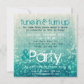 Electro Dreams Party Birthday Uitnodiging (Achterkant)