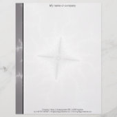 Electro - Fractal Art Briefhoofd Ontwerp (Voorkant)