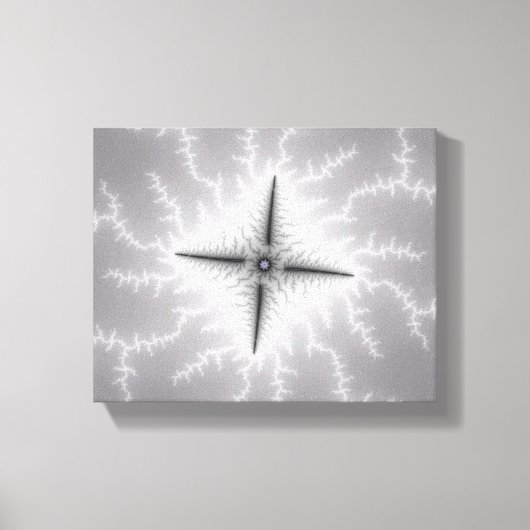 Electro - Fractal Art Canvas Afdruk (Voorkant)