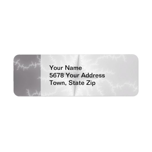 Electro - Fractal Art Etiket (Voorkant)