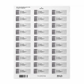 Electro - Fractal Art Etiket (Full Sheet)