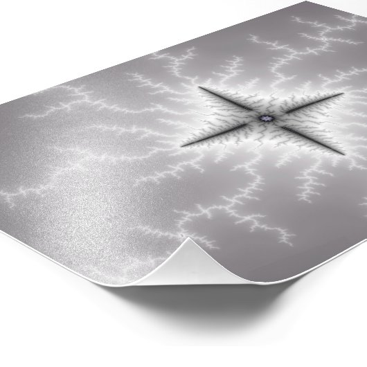 Electro - Fractal Art Foto Afdruk (Hoek)