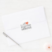 Electro House Ronde Sticker (Envelop)