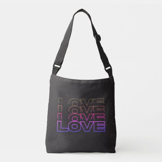 Electro Love - Retro Mix Edition Crossbody Tas (Voorkant)