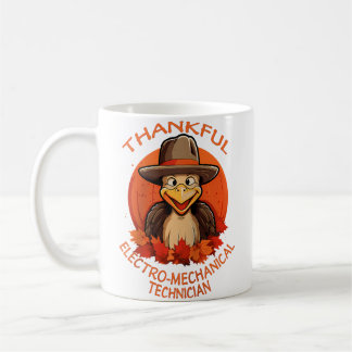 Electro-Mechanisch technicus Grappige Thanksgiving Koffiemok