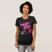 Electro Pop Rocks Snoep Roze T-Shirt (Voorkant volledig)