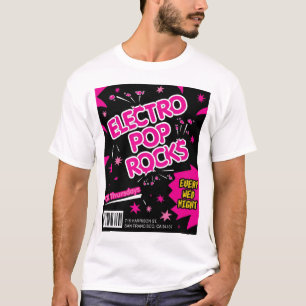 Electro Pop Rocks Snoep Roze T-Shirt