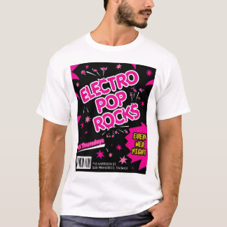 Electro Pop Rocks Snoep Roze T-Shirt