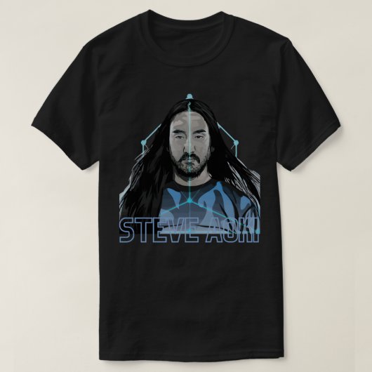 Electro Steve Aoki Electro House Muziek DJ T-shirt (Design voorkant)