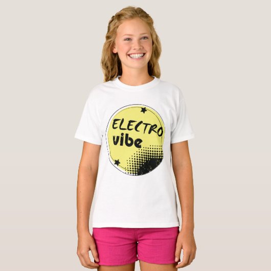 Electro Vibe Meisjes T-shirt (Voorkant volledig)