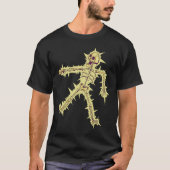 Electrocuted Skeleton Halloween T-shirt (Voorkant)
