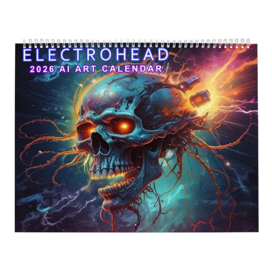 Electrohead AI Art Kalender (Hoes)
