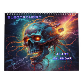 Electrohead AI Kunst Kalender