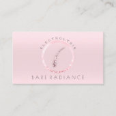 Electrolysis Hair Removal Appointes Wow Roze Afsprakenkaartje (Voorkant)