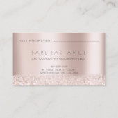 Electrolysis Hair Removal Appointment Roos Grey Afsprakenkaartje (Achterkant)