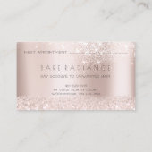 Electrolysis Hair Removal Appointment Roos Zand Afsprakenkaartje (Achterkant)