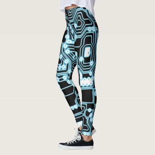 ElecTRON - Blauw / Zwart - Leggings (Links)