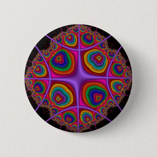 Electron Cloud Ronde Button 5,7 Cm (Voorkant)