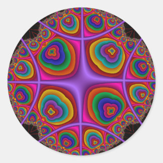 Electron Cloud Ronde Sticker