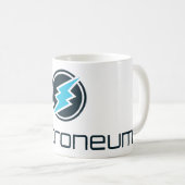 Electroneum (ETN) Logo Koffiemok (Voorkant rechts)