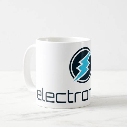 Electroneum (ETN) Logo Koffiemok (Voorkant links)