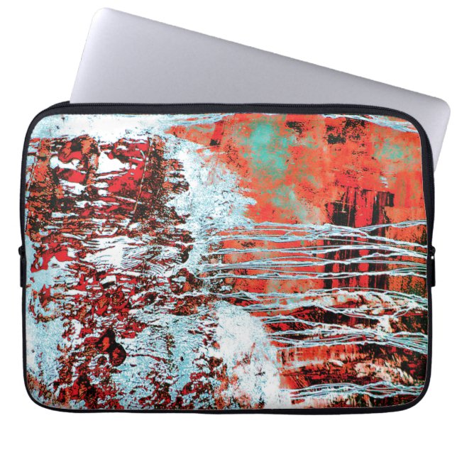 Electronic Bag – Corrosion Pulse Laptop Sleeve (Voorkant)