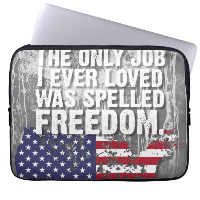 Electronic Bag – Freedom Job Laptop Sleeve (Voorkant)