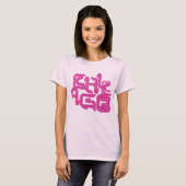 Electronic Chicago PCB T - Girly Pink T-shirt (Voorkant volledig)