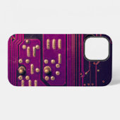 Electronic circuit board abstract background. comp iPhone hoesje (Achterkant horizontaal)