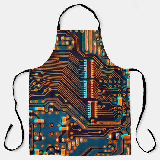 Electronic circuit board close up. background,boar schort (Voorkant)