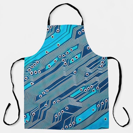 Electronic circuit board close up. circuit,board,b schort (Voorkant)