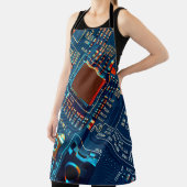 Electronic circuit board close up. electronic,micr schort (Insitu)