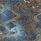 Electronic Circuit Vinyl Sticker (Voorkant)