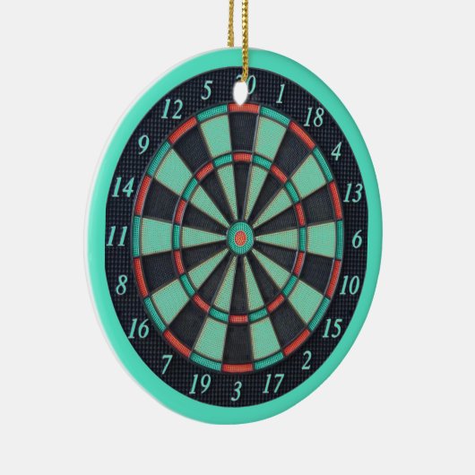 Electronic Dart Board Keramisch Ornament (Rechts)