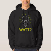 Electronic Electric Nerd Work Saying Hoodie (Voorkant)