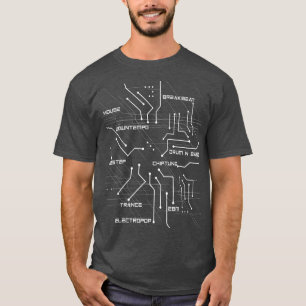 ELECTRONIC MUSIC CIRCUIT HOUSE BREAKBEAT DUBSTEP T-SHIRT