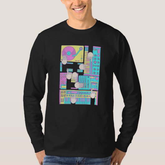Electronic Music Producer Beatmaker Dj T-shirt (Voorkant)